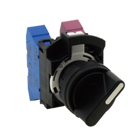 IDEC HW1S-3TP20 22mm 3-Pos Selector Switch