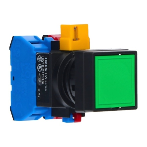 IDEC HW2B-M1F10-B 22mm Pushbutton Black