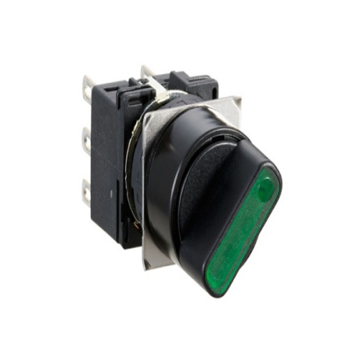 IDEC LB1F-2T11VA - LB Series, Illuminated Selector, 16 mm, Amber