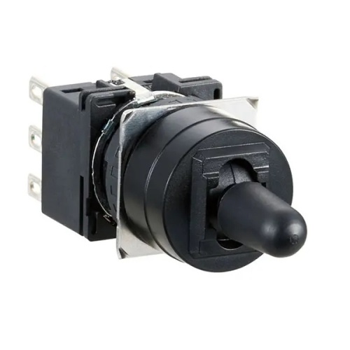 IDEC LB1T-33T7 Lb 16mm Lever Sw 3-Pos 3pdt, Black