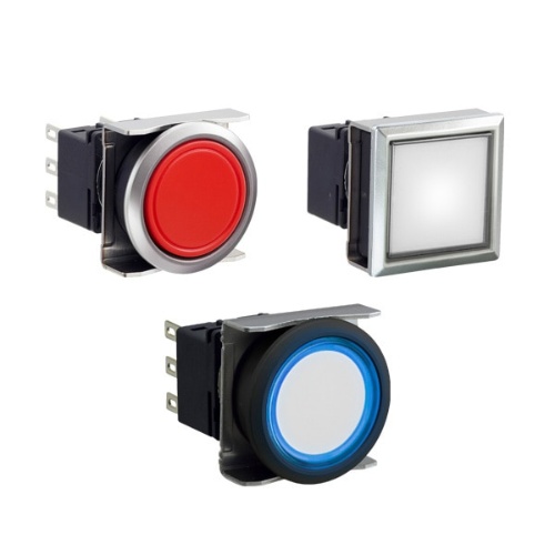 IDEC LBW6K-2ST2A Lbw Flush K-Sel 2-Pos Main., Black