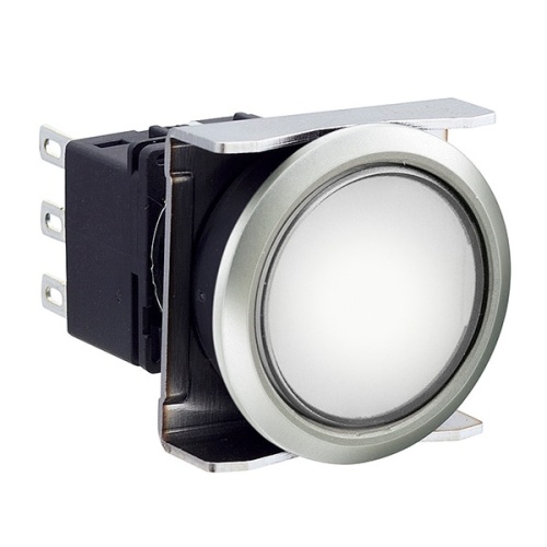 IDEC LBW6ML-A1T14VPW LBW Flush Illd Pushbutton Main., White