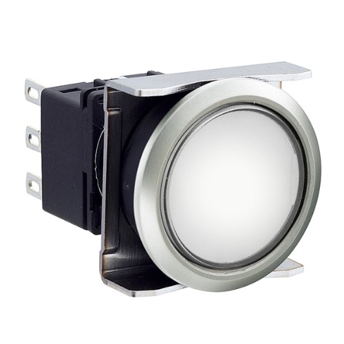IDEC LBW6ML-A1T24VPW LBW Flush Illd Pushbutton Main., White