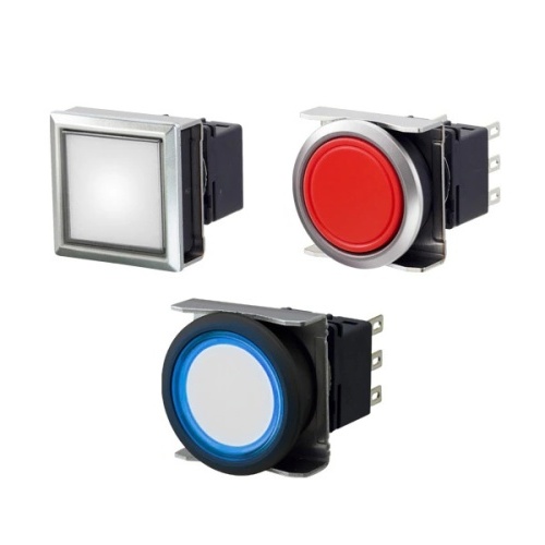 IDEC LBW7K-2B Lbw Flush K-Sel Ope 2p Main., Black