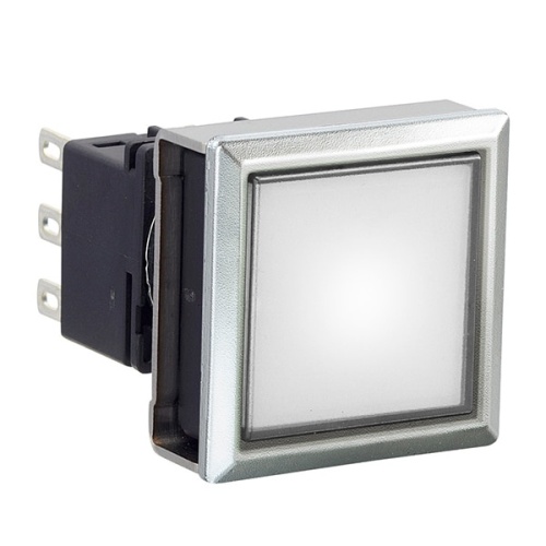 IDEC LBW7ML-A1T24VPW LBW Flush Illd Pushbutton Main., White