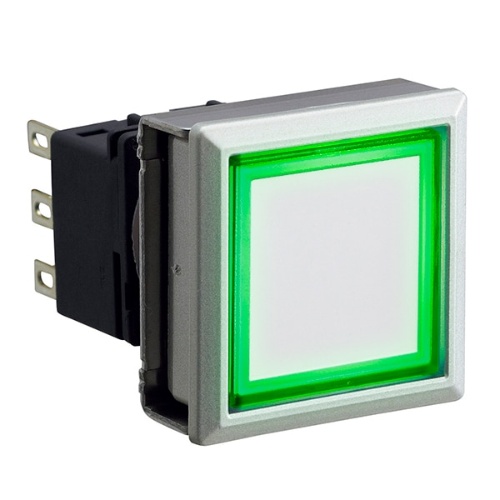 IDEC LBW7ML-M1RT54WG Lbw Flush Ring Illd Mome. Gre