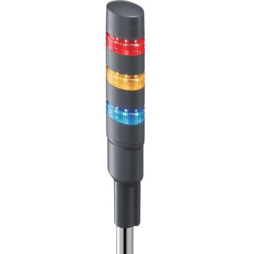 IDEC LD6A-3PQB-RYSC LED Tower Pole Base 3 Tier - Red/Yellow/Blue