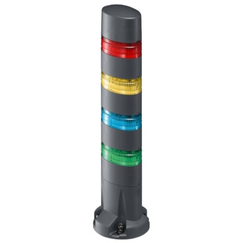 IDEC LD6A-4DQB-RYGSC LED Tower Direct Mount 4 Tier - Yellow/Green/Blue/Red