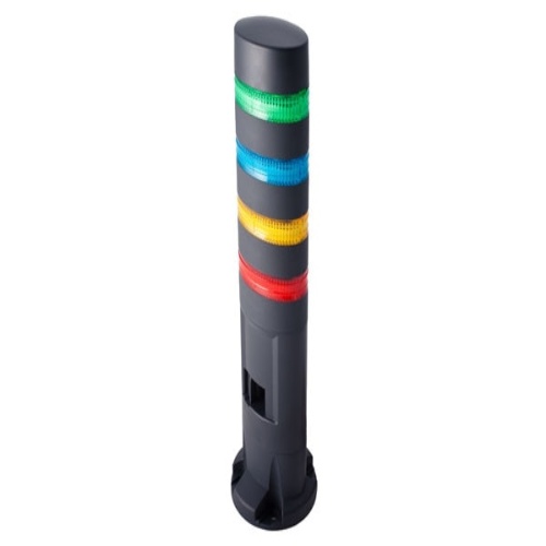 IDEC LD6A-4DZQB-RYGSC LED Tower Direct Mount 4 Tier - Yellow/Blue/Green/Red