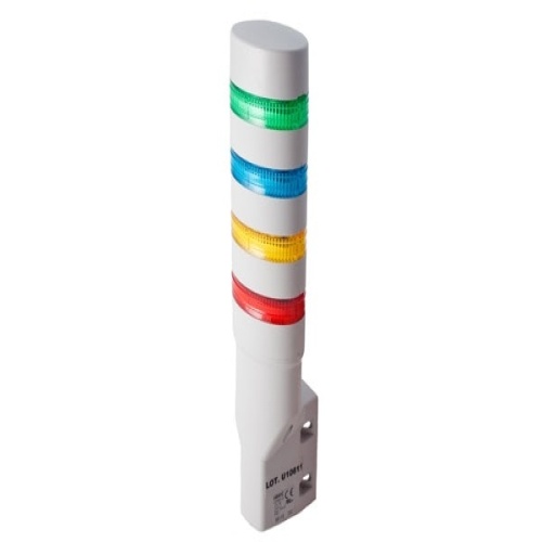 IDEC LD6A-4GQW-RYGSC LED Tower Frame Mount 4 Tier - Yellow/Blue/Red/Green