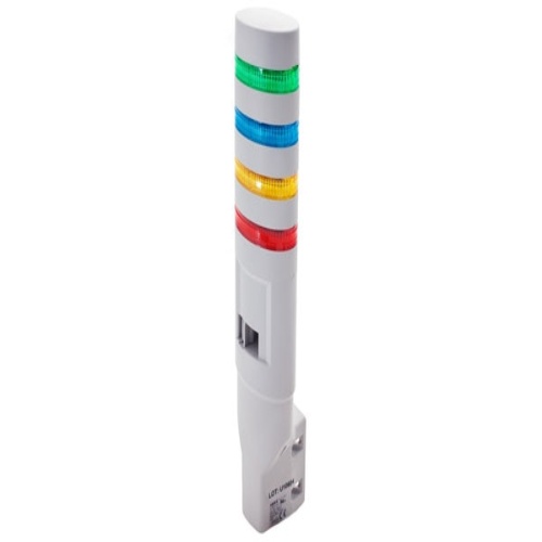 IDEC LD6A-4GZQW-RYGS LED Tower Frame Mount 4 Tier - Blue/Yellow/Red/Green