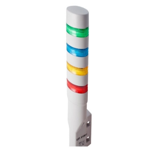 IDEC LD6A-4WQW-RYSGC - LD6A Series, Light Tower, Green,Blue,Yellow,Red