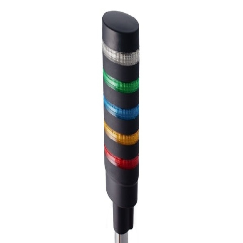 IDEC LD6A-5KQB-RYSGW LED Tower Pole Bracket 5 Tier - Blue/Green/Yellow/Red/White