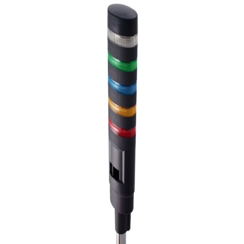 IDEC LD6A-5KZQB-RYSGW LED Tower Pole Bracket 5 Tier - Yellow/Blue/Red/White/Green