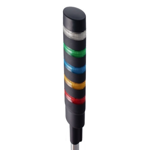 IDEC LD6A-5PQB-RYGSWC LED Tower Pole Base 5 Tier - Red/Yellow/White/Green/Blue