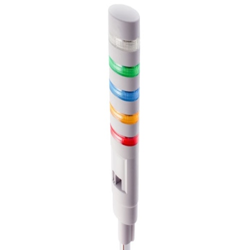 IDEC LD6A-5PZQW-RYSGW LED Tower Pole Base 5 Tier - Green/White/Yellow/Blue/Red