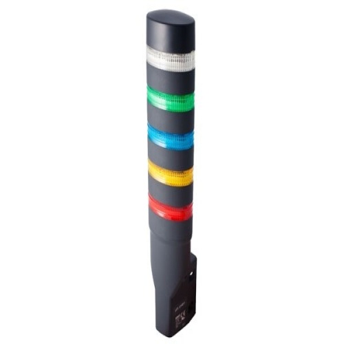 IDEC LD6A-5WQB-RYSGWC LED Tower Wall Mount 5 Tier - Yellow/Red/Green/Blue/White