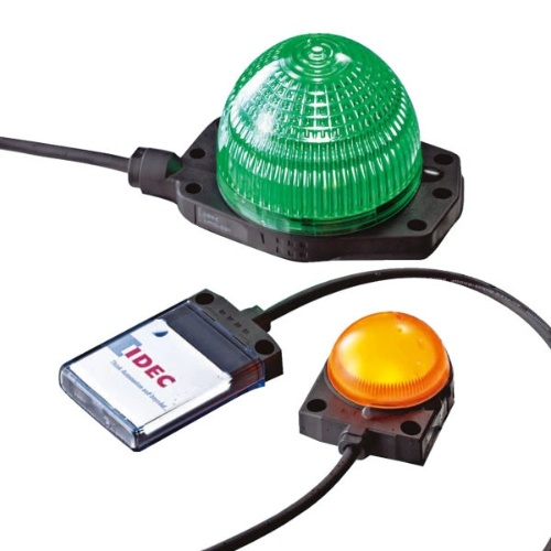 IDEC LH1D-D2HQ4C10-R, Pilot Light, Red, LED, Dome With Cable Style