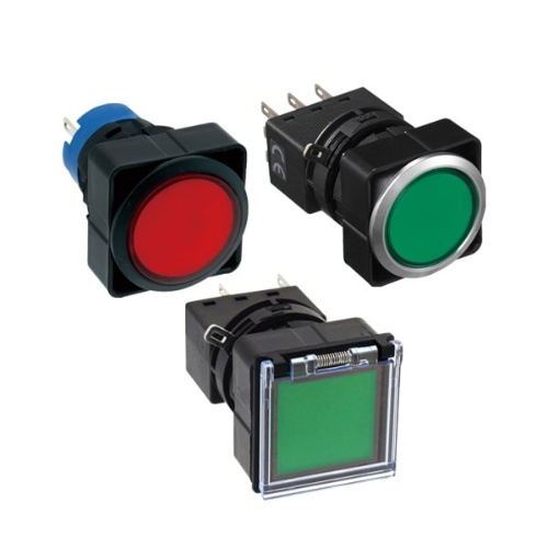 IDEC LW6MF-2C33S 25mm Selector Switch Lighted, Blue