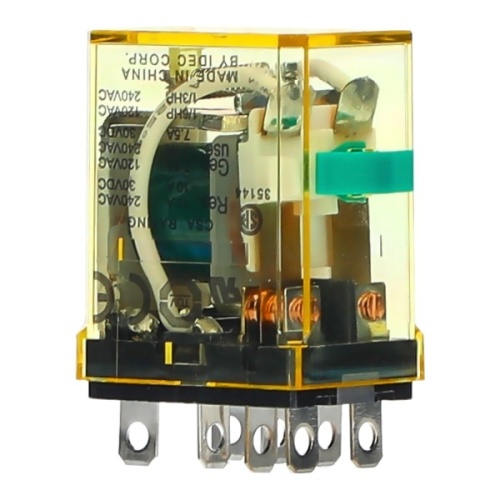 IDEC RH2B-UCAC110-120V RH Power Relay DPDT, 110 VAC, 120 VAC, 10 Amp