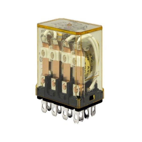 IDEC RH4B-ULD-DC48V RH Power Relay 4PDT, 48 VDC, 10 Amp