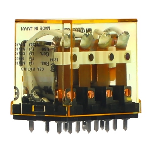 IDEC RH4V2-ULD-DC12V RH Power Relay 4PDT, 12 VDC, 10 Amp