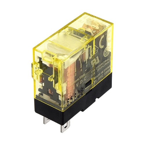 IDEC RJ1S-CR-A12 RJ Slim General Purpose Relay SPDT, 12 VAC, 12 Amp