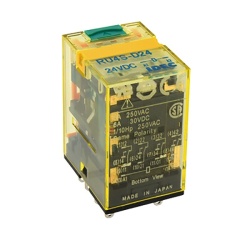 IDEC RU4S-MD1-D24 General Purpose Relay - 24 VDC, 4PDT