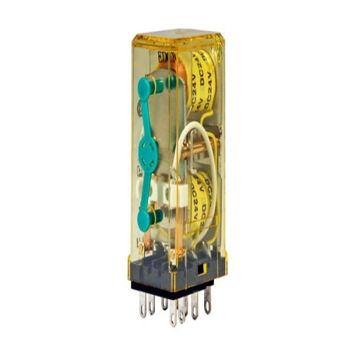 IDEC RY2KS-UCDC12V RY2KS Latching Relay DPDT, 12 VDC, 3 Amp