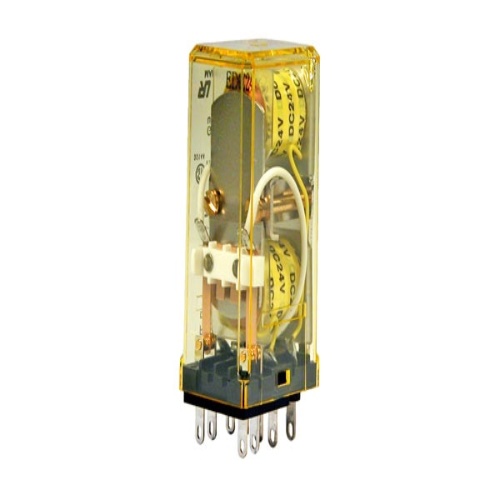 IDEC RY2KS-UDC12V RY2KS Latching Relay DPDT, 12 VDC, 3 Amp