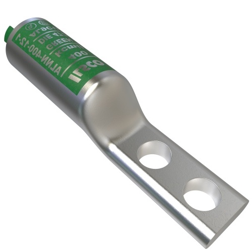 Ilsco ALNN-400-12-1 Compression Lug - Aluminum, 400 MCM, Stranded, 35 kV