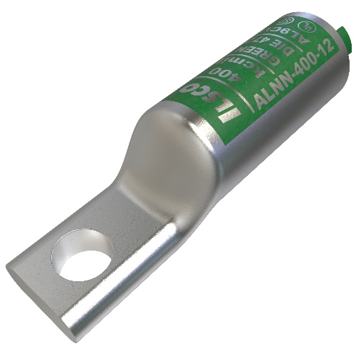 Ilsco ALNN-400-12 Compression Lug - Aluminum, 400 MCM, Stranded, 35 kV