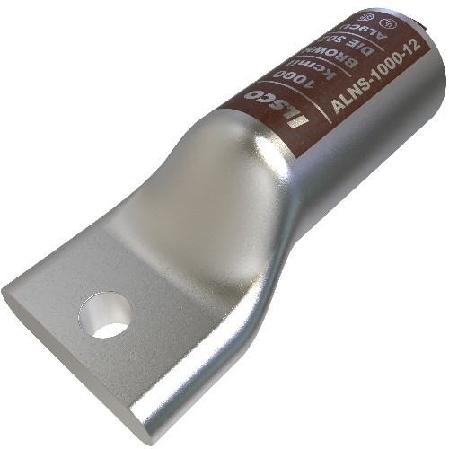 Ilsco ALNS-1000-12 Compression Lug - Aluminum, 1000 MCM, Stranded, 35 kV