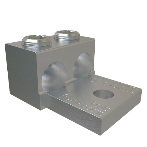 Ilsco AU-600 Mechanical Lug - Aluminum, 600-2 AWG, Stranded, 35 kV