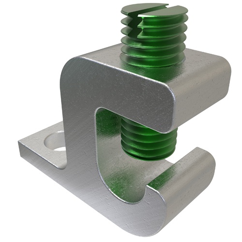 Ilsco GBL-4SS Lug - Aluminum, 4-14 AWG, Stranded, #10, Silver