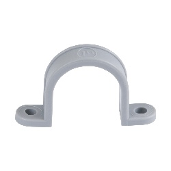 Ilsco GCC-310 - 1in ( 26 mm), Plastic Conduit Strap, Secures Elect Conduit, Sched 40 PVC, and Copper Tubing, Grey, (10-Pack)