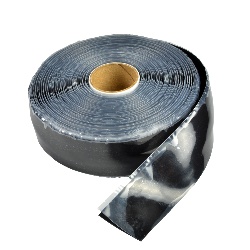 Ilsco HTP-1036BLK - Black Self-Sealing Repair Tape 1inx36ft