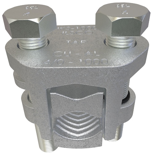 Ilsco IKS-1000 Split Bolt - Copper, 1000-500 MCM, Stranded, Copper