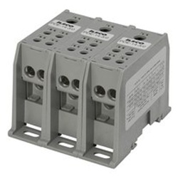 Ilsco PDE-11-3/0-CU Power Distribution Block - Copper, 3/0-14 AWG, 600 V, #10, 200 Amp, Gray