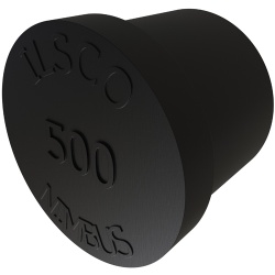 Ilsco PORTPLUG-500 Port Plug - PVC, Black