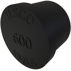 Ilsco PORTPLUG-600 Port Plug - PVC, Black