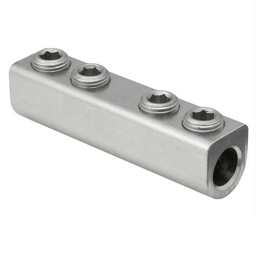 Ilsco SPA-750 Splice - Aluminum, 750-250 MCM, Stranded, 35 kV, Silver