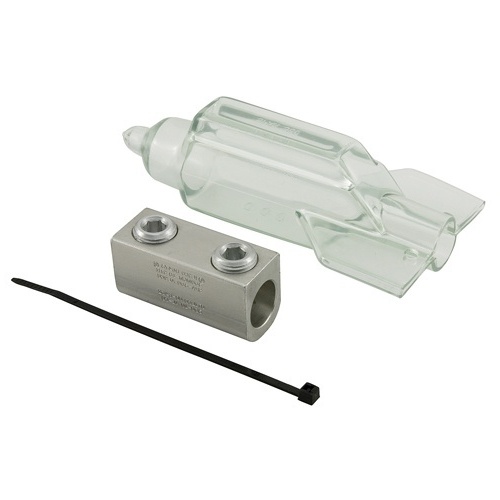 Ilsco SPAR-250 Splice - Aluminum, 250-6 AWG, Stranded, 600 V, Clear