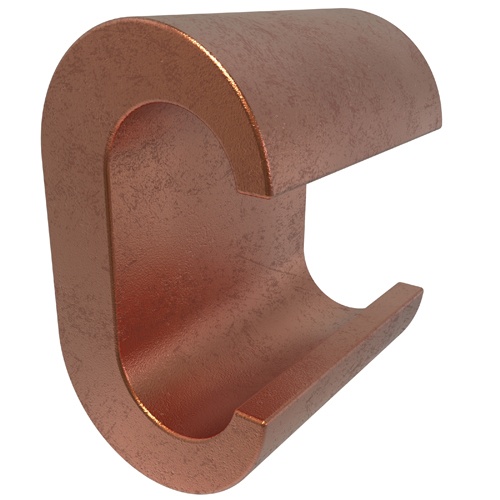 Ilsco ULT-7-Z Connector - Copper, 2 AWG, Stranded, 35 kV, Copper