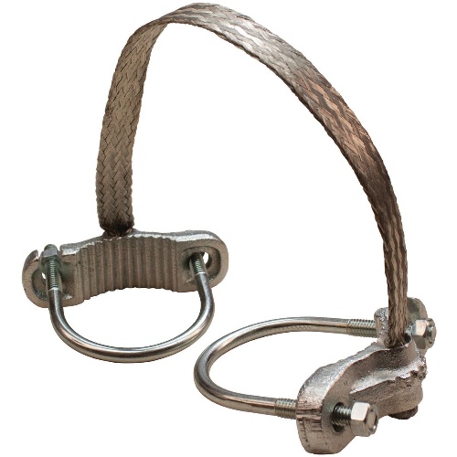 Killark AJ-350400-14 Industrial Location Bonding Jumper - 3-1/2"-4", Zinc Alloy, ZA12, Natural