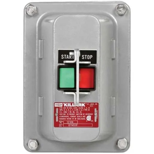 Killark B7MS1PRW - Aluminum Compact Push Button Style Enclosure Without Starter