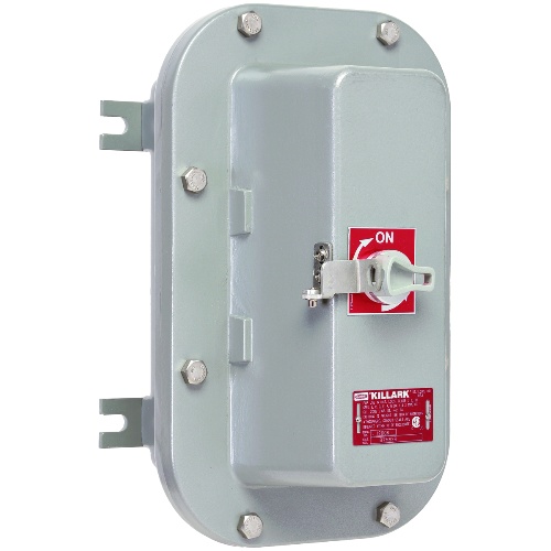 Killark B7MS2RA-17 - IEC Manual Starter, Rotary Handle - 40 HP, 600 VAC