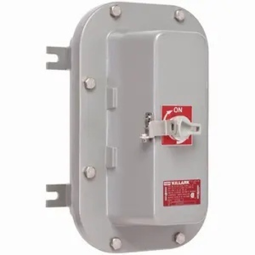 Killark B7MS2RA-18 - IEC Manual Starter, Rotary Handle - 50 HP, 600 VAC