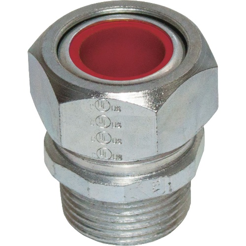 Killark CG1250S - Industrial Location 1/2" Steel Cord Grip, 0.125 - 0.187" Cable Range