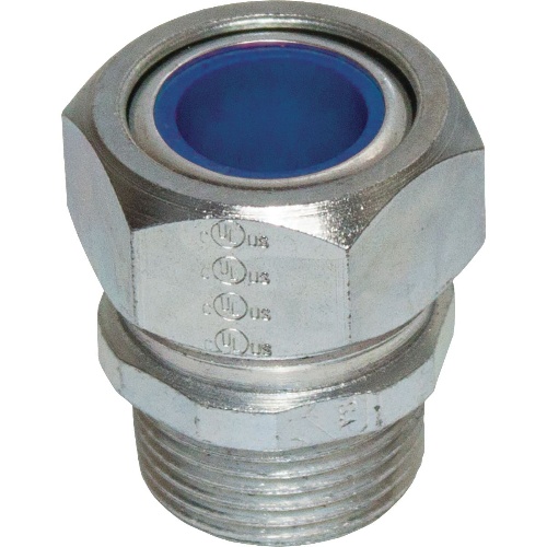 Killark CG1275S - Industrial Location 3/4" Steel Cord Grip, 0.125 - 0.25" Cable Range